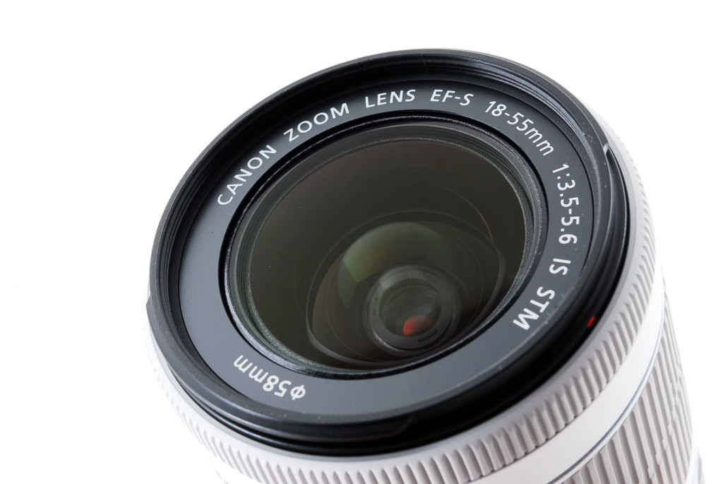 Canon White EF-S 18-55mm f/3.5-5.6 STM IS Lens [Near Mint] B0180 From