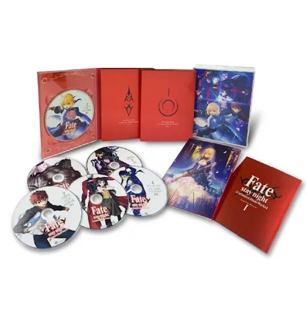 FATE/STAY NIGHT [UNLIMITED BLADE WORKS] BLU-RAY DISC BOX 1, 5BD+